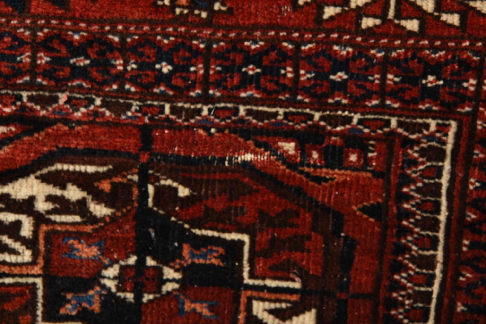 6' x 10' Hand Knotted Bokhara Oriental Wool Rug