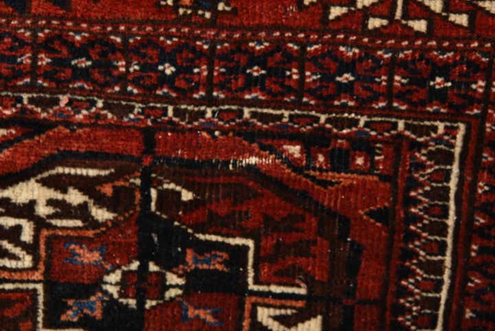 6' x 10' Hand Knotted Bokhara Oriental Wool Rug