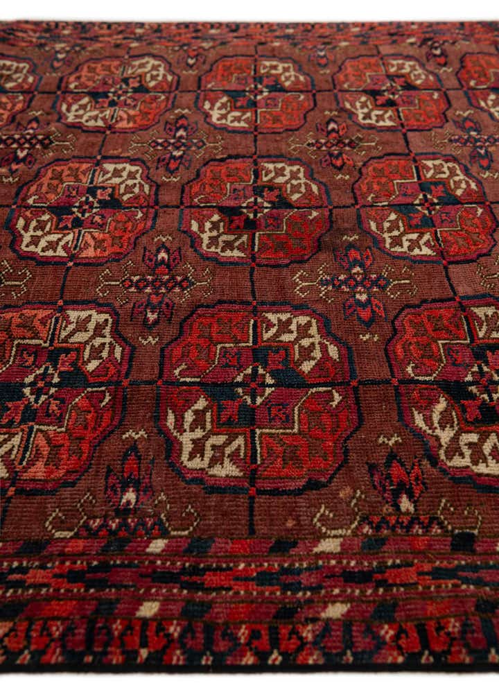 3' x 4' 9 Hand Knotted Bokhara Oriental Wool Rug