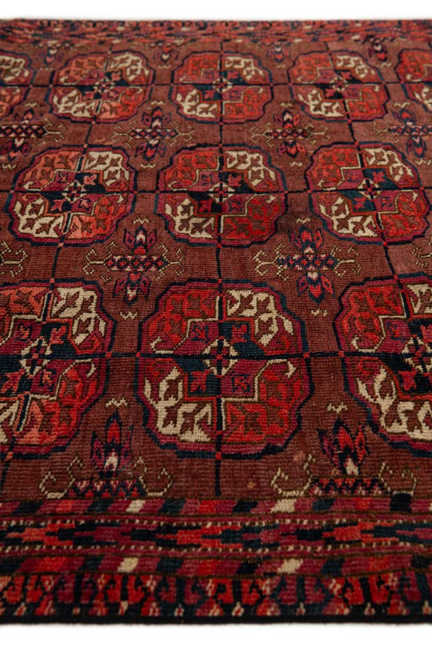 Detail image of 3' x 4' 9 Hand Knotted Bokhara Oriental Wool Rug