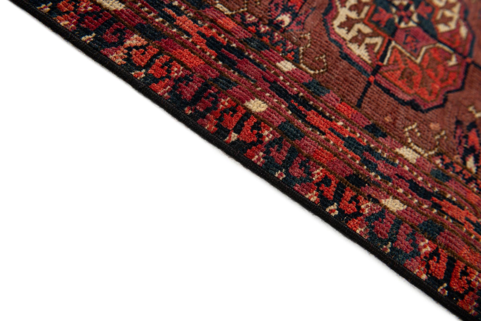 3' x 4' 9 Hand Knotted Bokhara Oriental Wool Rug