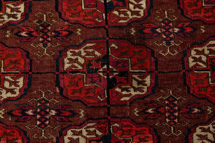 3' x 4' 9 Hand Knotted Bokhara Oriental Wool Rug