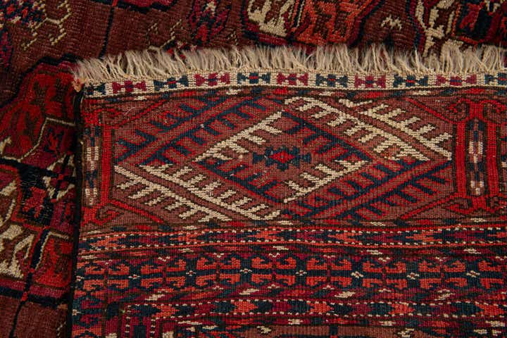 3' x 4' 9 Hand Knotted Bokhara Oriental Wool Rug