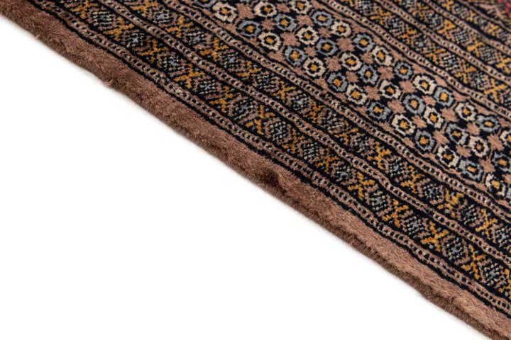 6' x 9' 11 Hand Knotted Bokhara Oriental Wool Rug