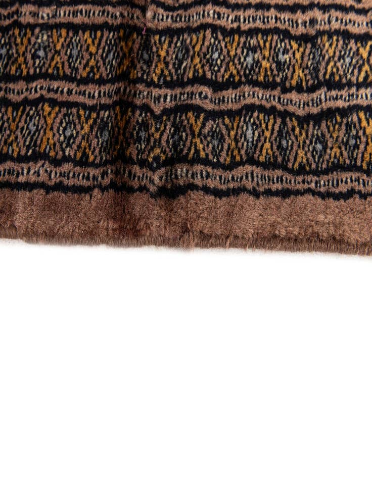 Detail image of 6' x 9' 11  Hand Knotted Bokhara Oriental Wool Rug