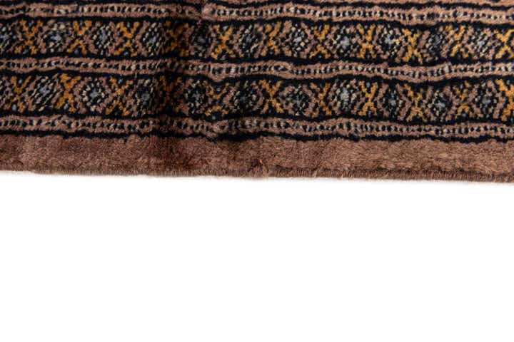 6' x 9' 11 Hand Knotted Bokhara Oriental Wool Rug