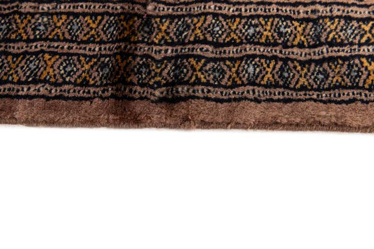 Detail image of 6' x 9' 11 Hand Knotted Bokhara Oriental Wool Rug