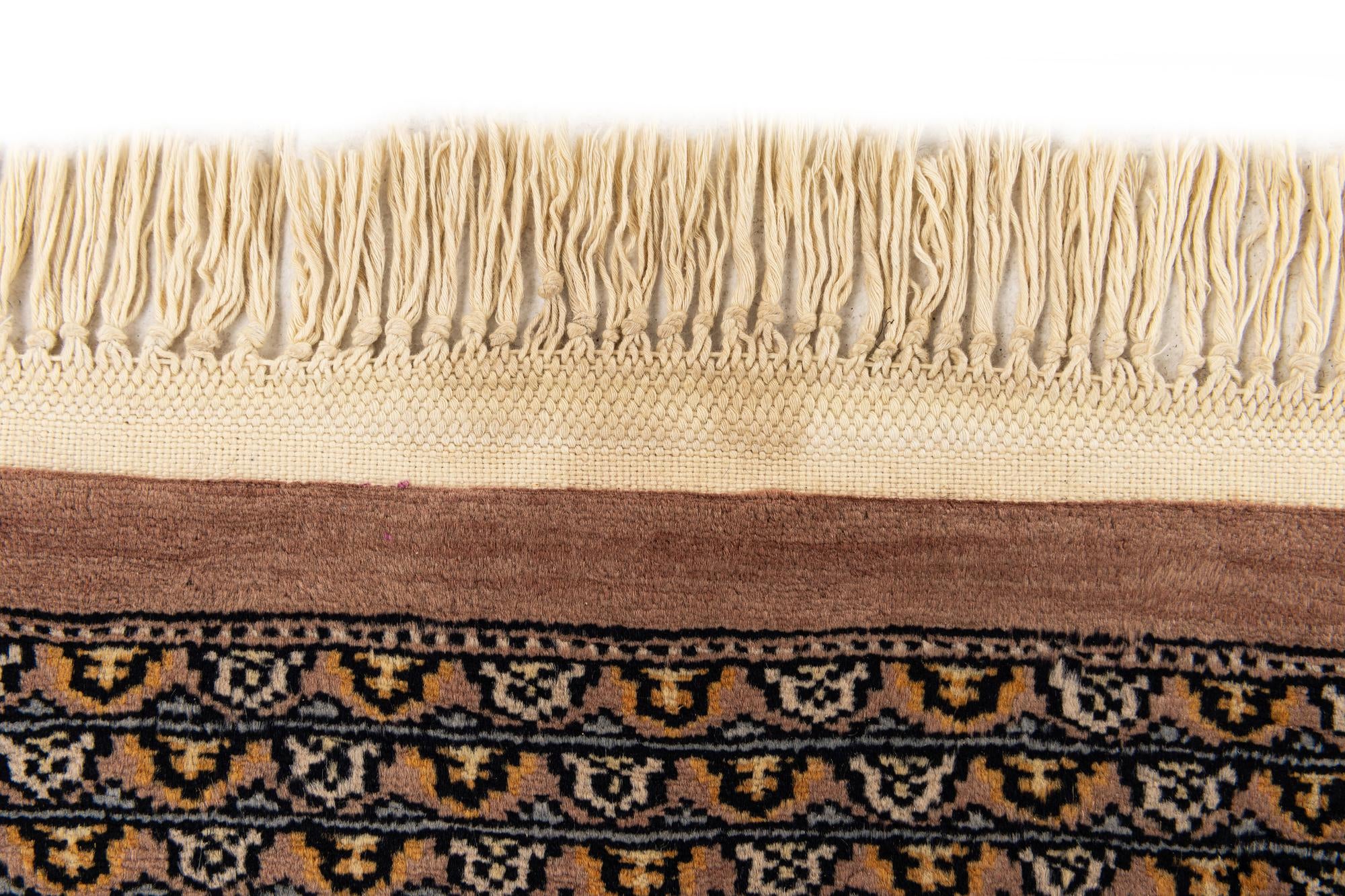 6' x 9' 11 Hand Knotted Bokhara Oriental Wool Rug