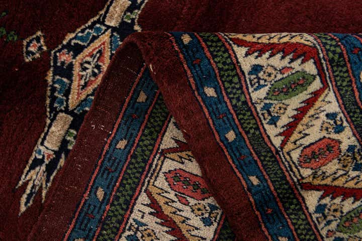 4' 3 x 6' 4 Hand Knotted Bokhara Oriental Wool Rug