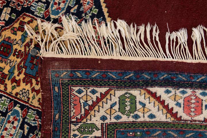 4' 3 x 6' 4 Hand Knotted Bokhara Oriental Wool Rug