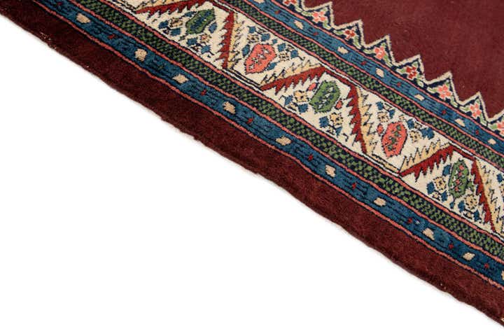 4' 3 x 6' 4 Hand Knotted Bokhara Oriental Wool Rug