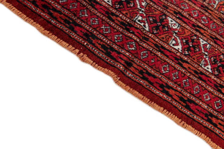 Detail image of 2' 9 x 5' 4 Hand Knotted Bokhara Oriental Wool Rug