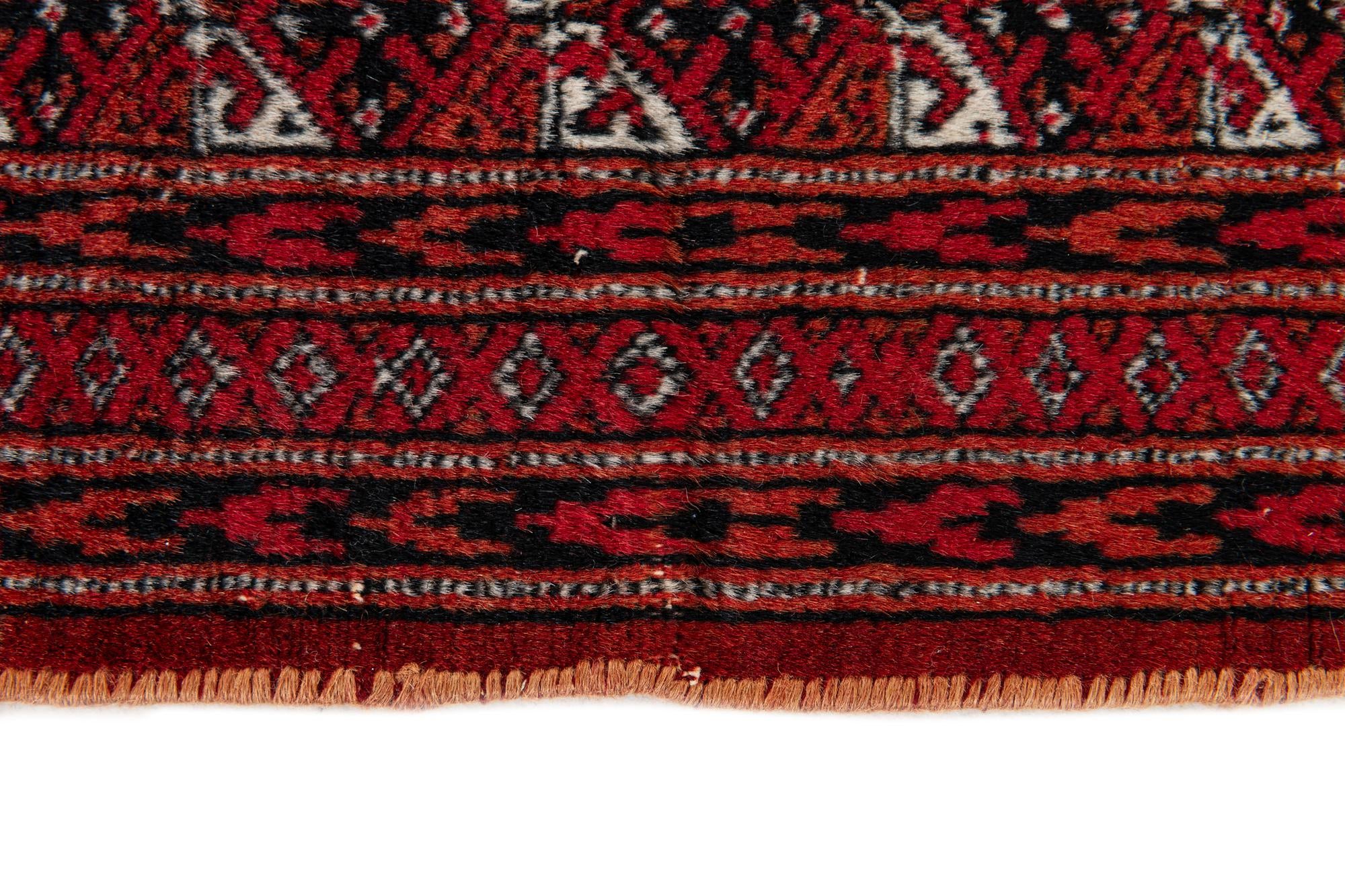 2' 9 x 5' 4 Hand Knotted Bokhara Oriental Wool Rug