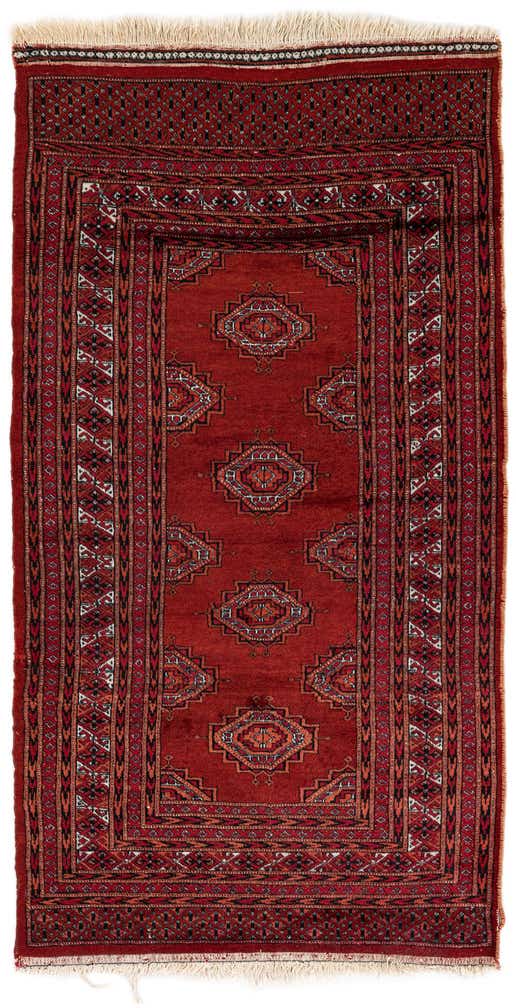 2' 9 x 5' 4 Hand Knotted Bokhara Oriental Wool Rug