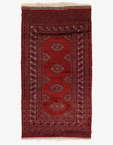 2' 9 x 5' 4 Hand Knotted Bokhara Oriental Wool Rug