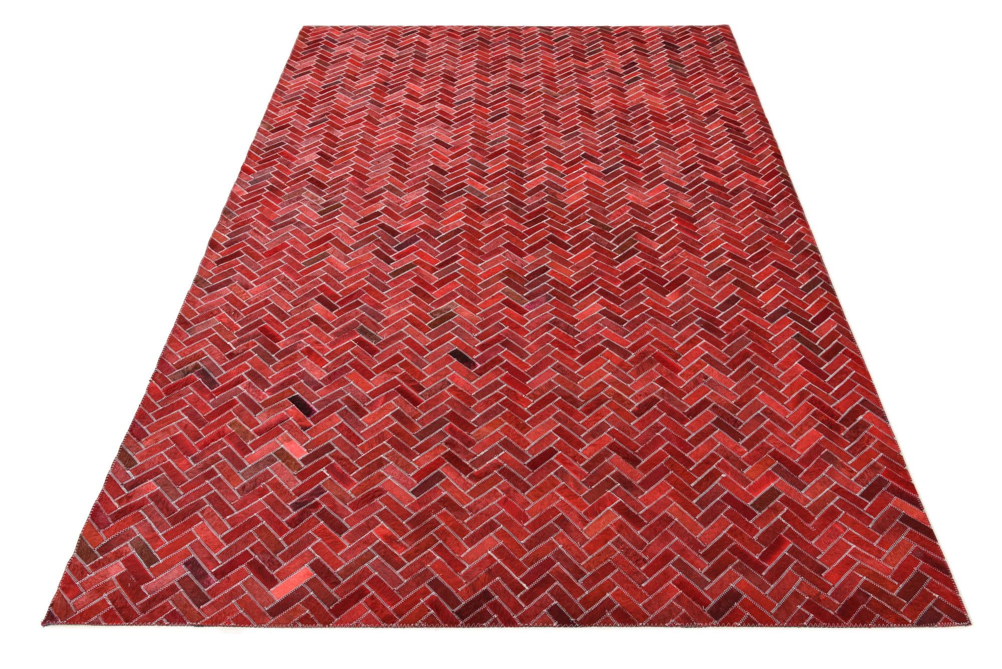5' 2 x 7' 10 Cowhide Rug