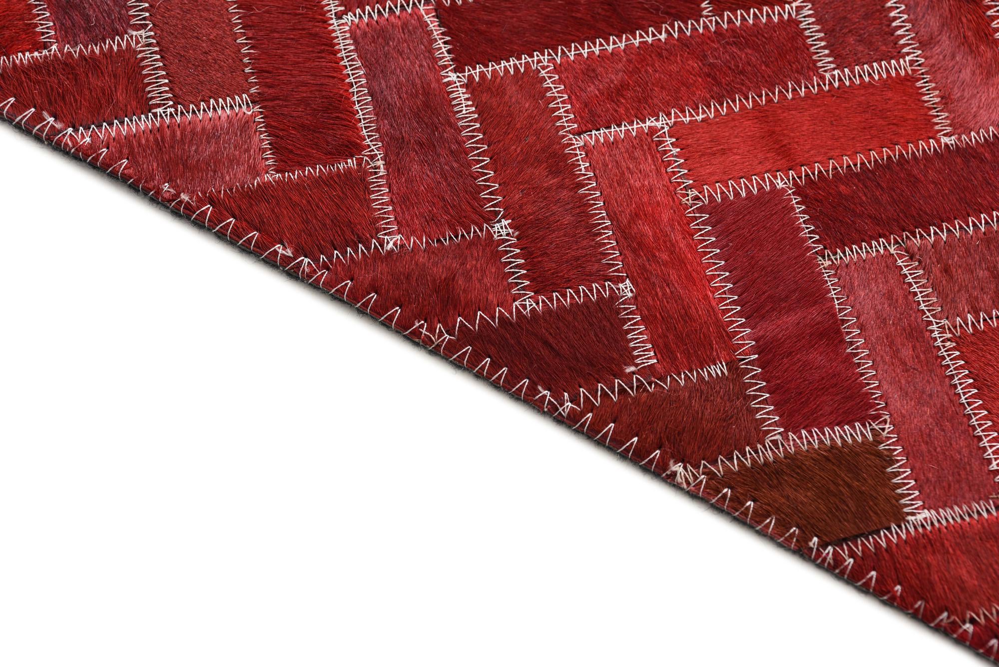 5' 2 x 7' 10 Cowhide Rug