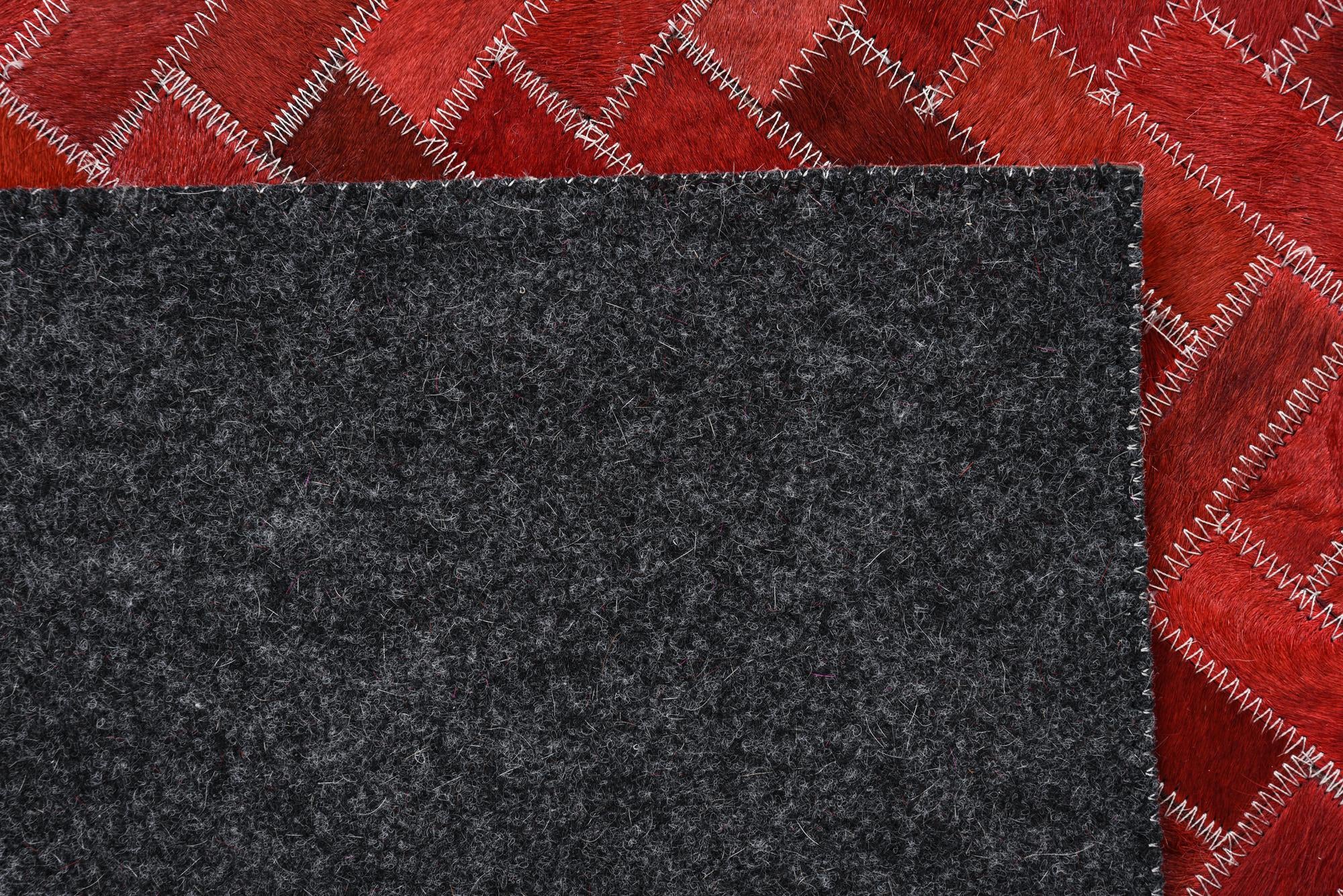 5' 2 x 7' 10 Cowhide Rug
