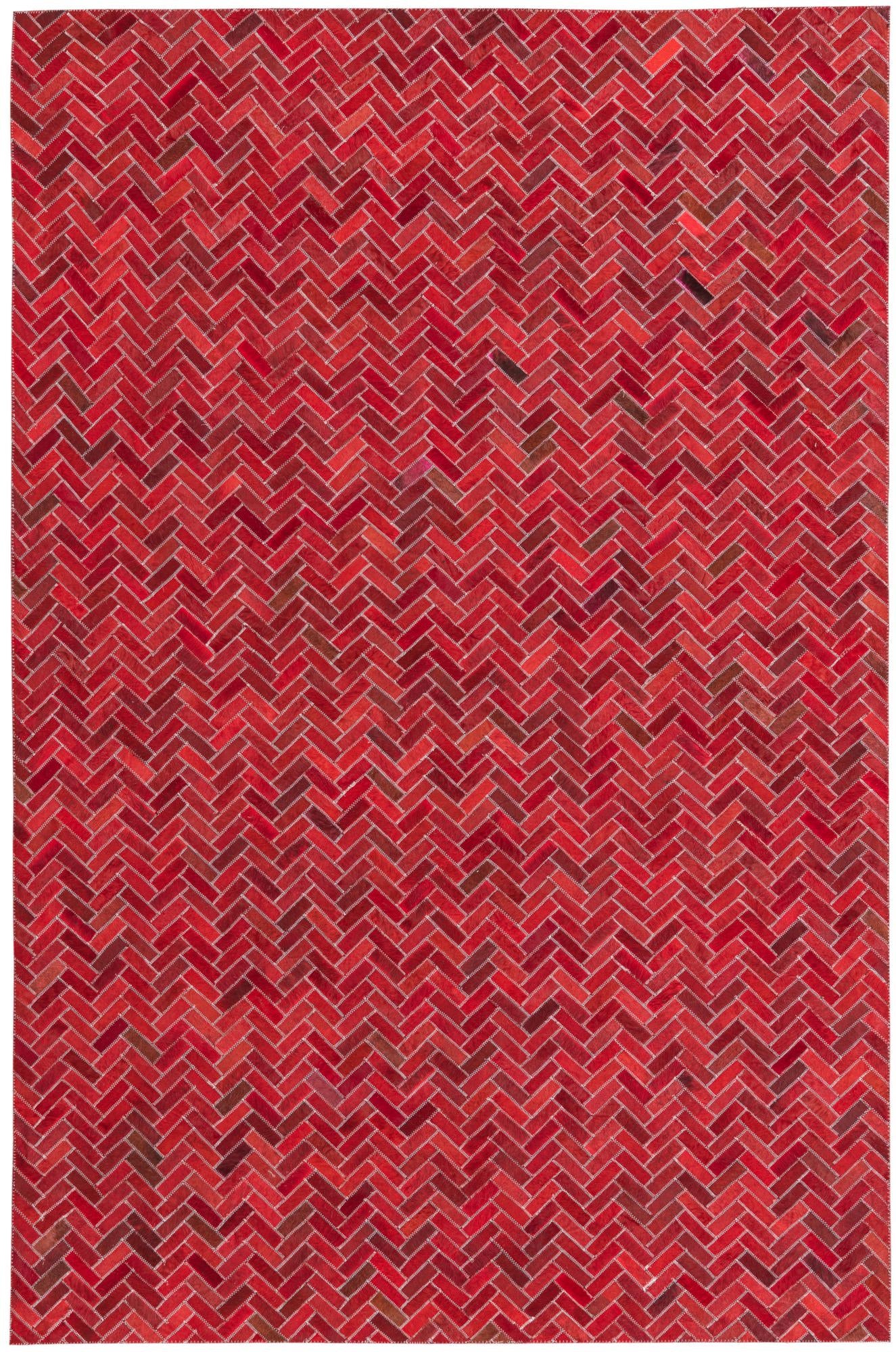 5' 2 x 7' 10 Cowhide Rug