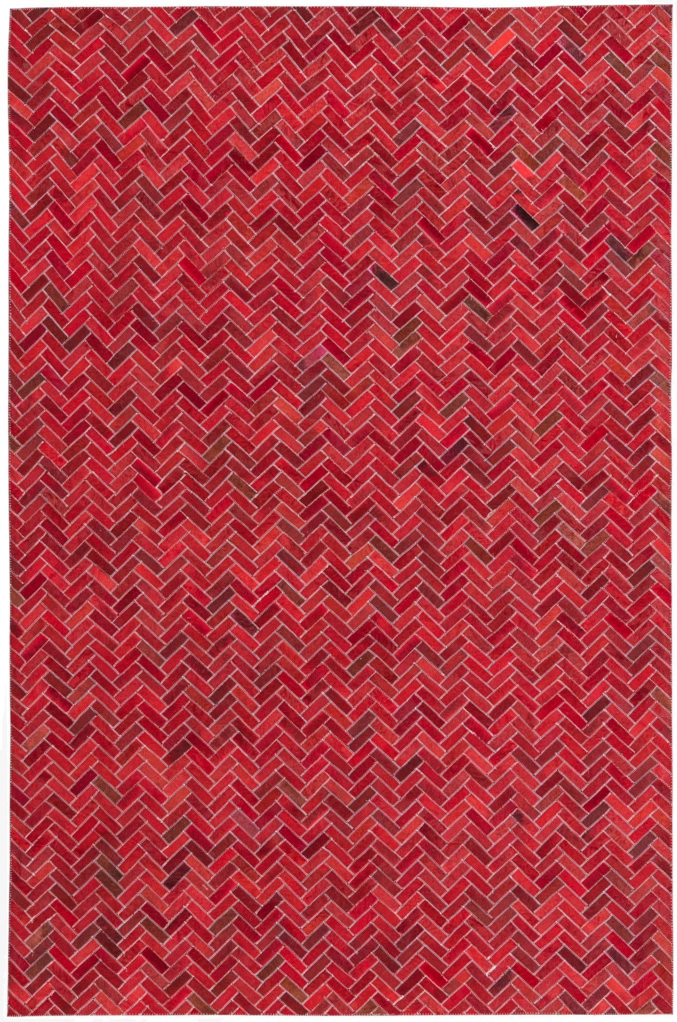 5' 2 x 7' 10 Cowhide Rug