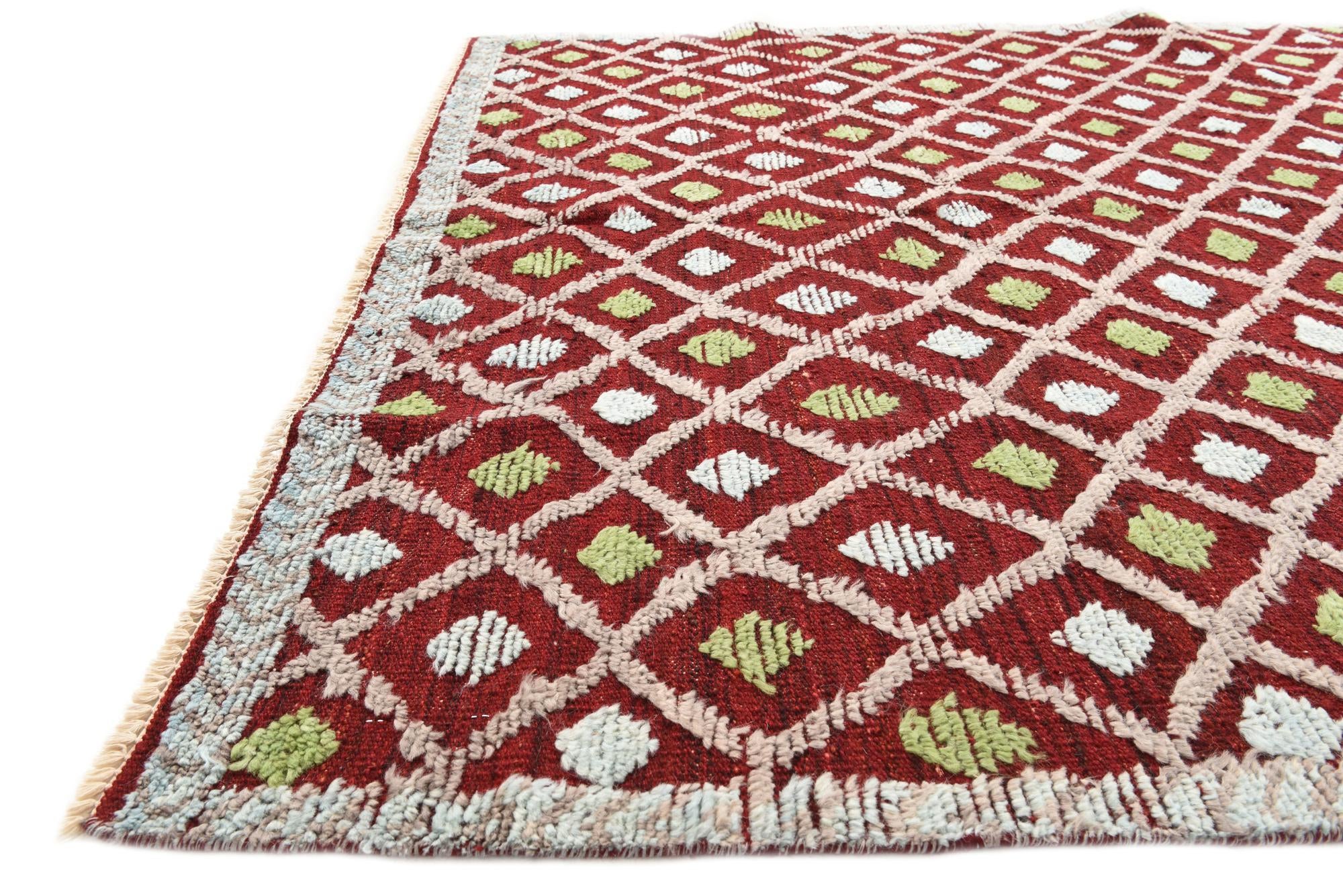 5' 7 x 8' 1 Hand Knotted Darya Wool Rug