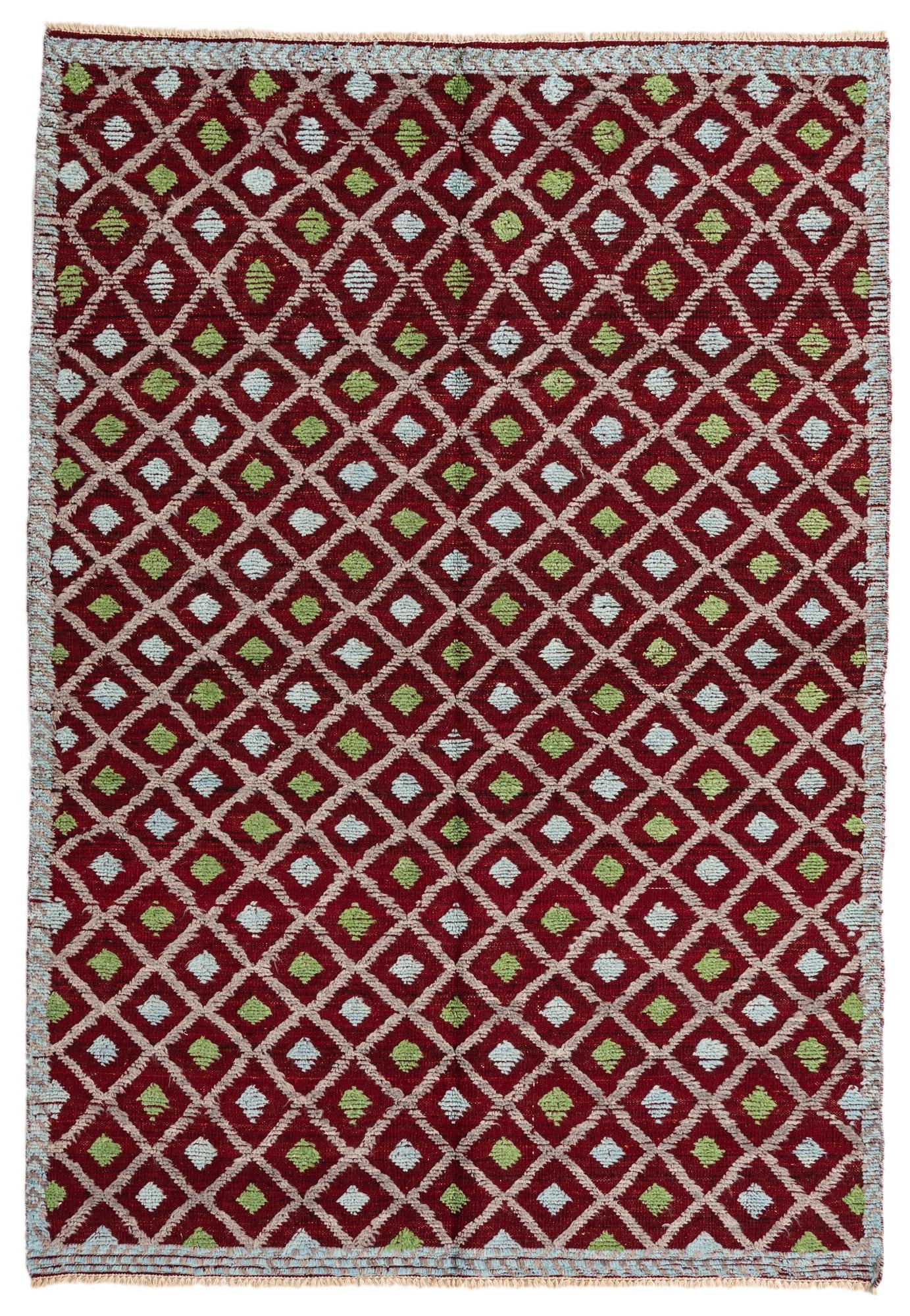 5' 7 x 8' 1 Hand Knotted Darya Wool Rug