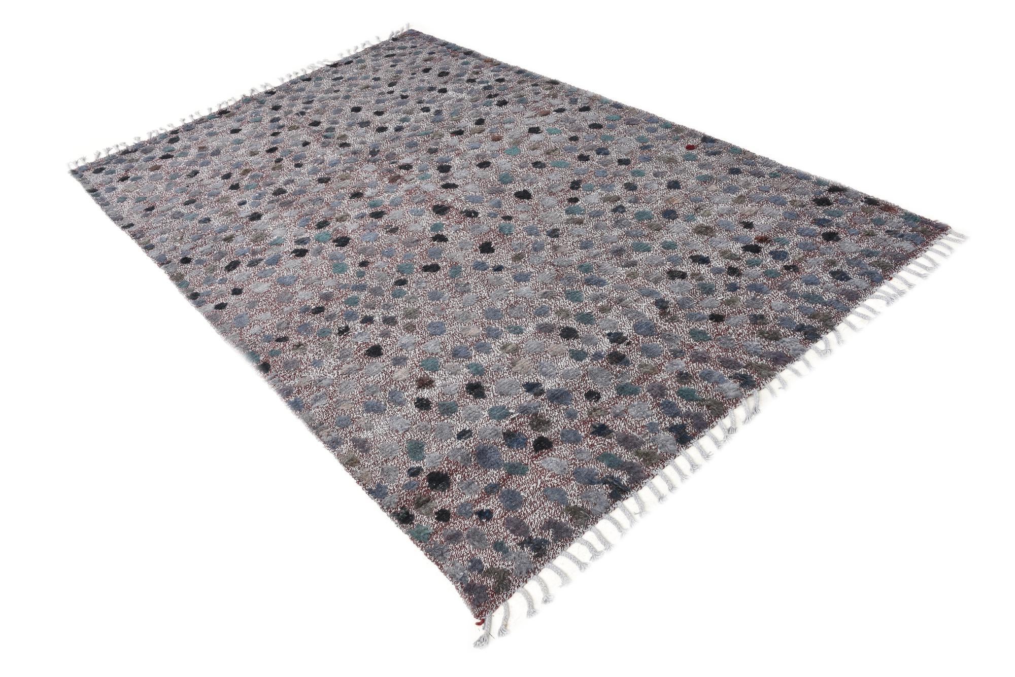 5' 3 x 8' 3 Hand Knotted Darya Wool Rug