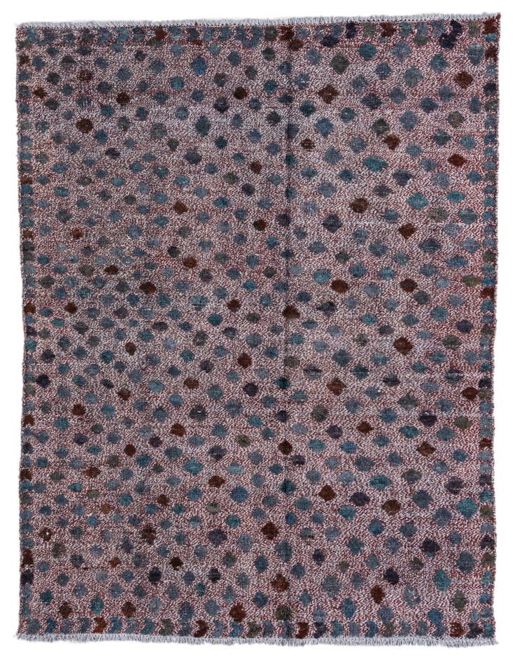 Detail image of 4' 10 x 6' 5 Hand Knotted Darya Wool Rug