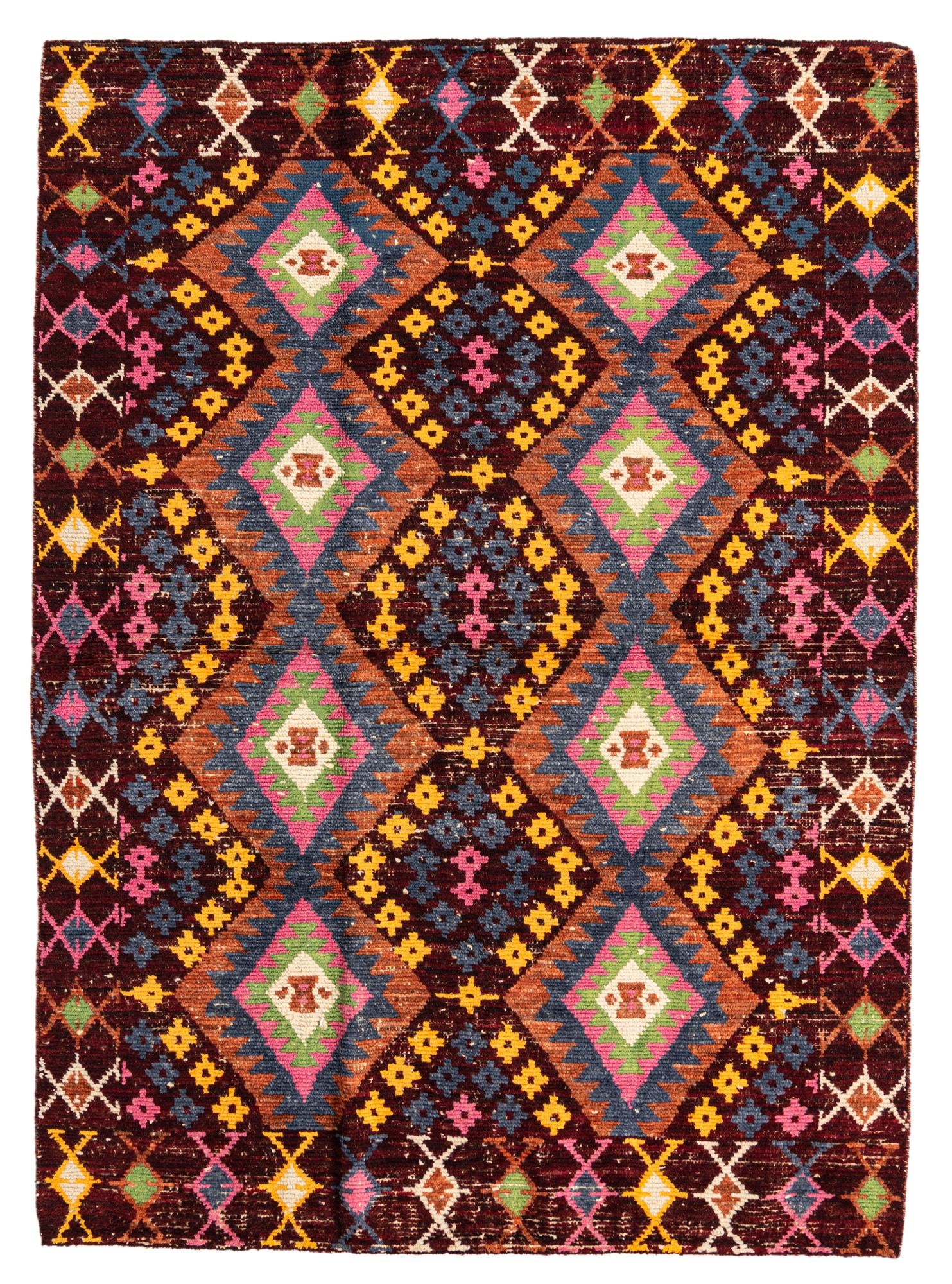 5' 8 x 7' 10 Hand Knotted Darya Wool Rug