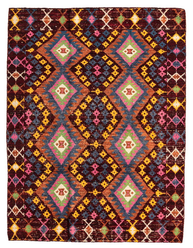 Detail image of 5' 8 x 7' 10 Hand Knotted Darya Wool Rug