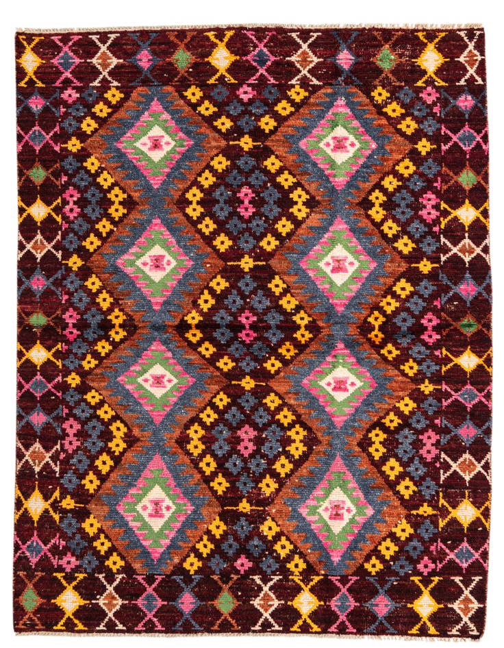 Detail image of 5' 8 x 7' 6 Hand Knotted Darya Wool Rug