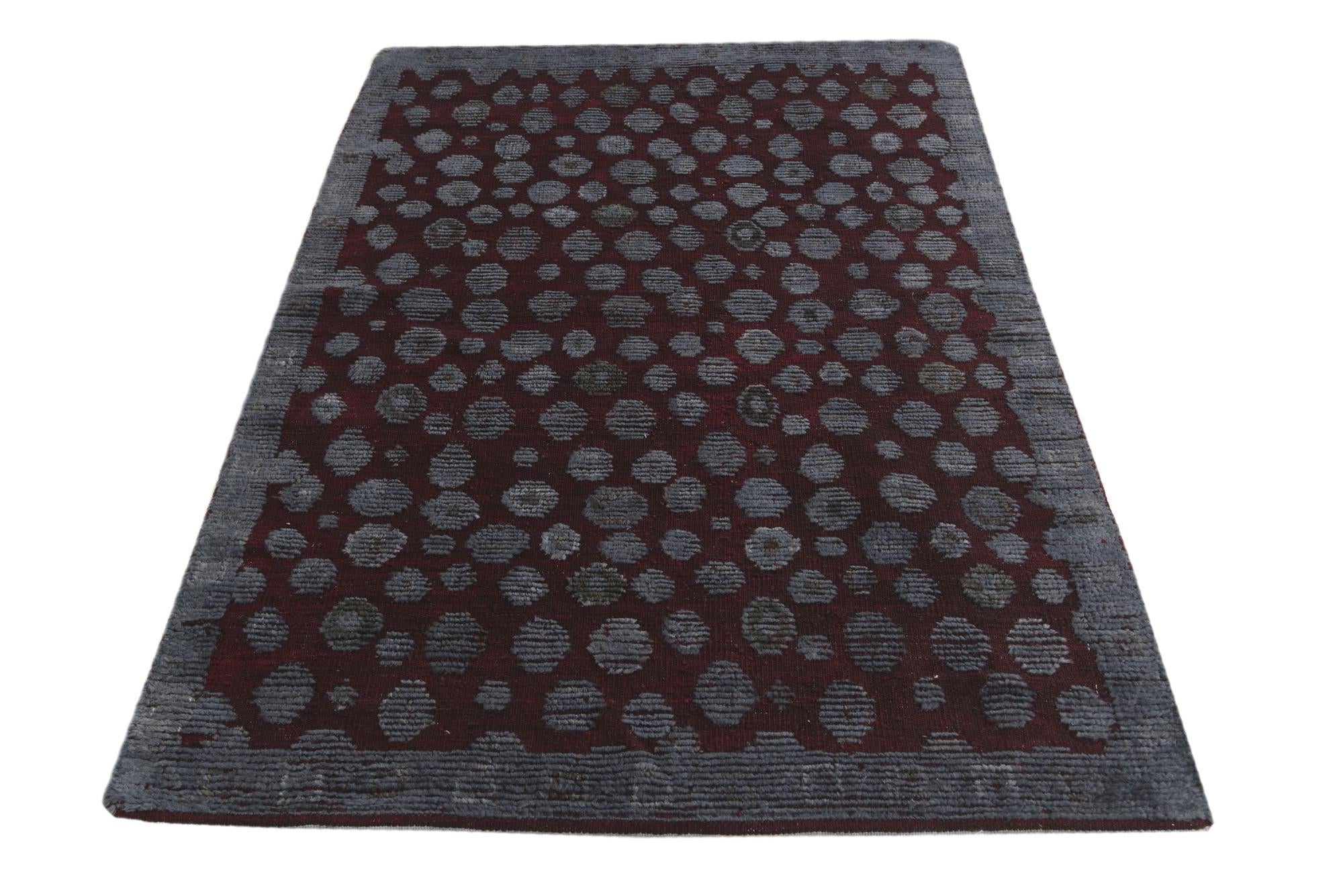 4' 10 x 6' 1 Hand Knotted Darya Wool Rug
