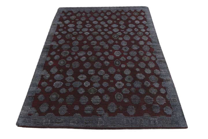 4' 10 x 6' 1 Hand Knotted Darya Wool Rug