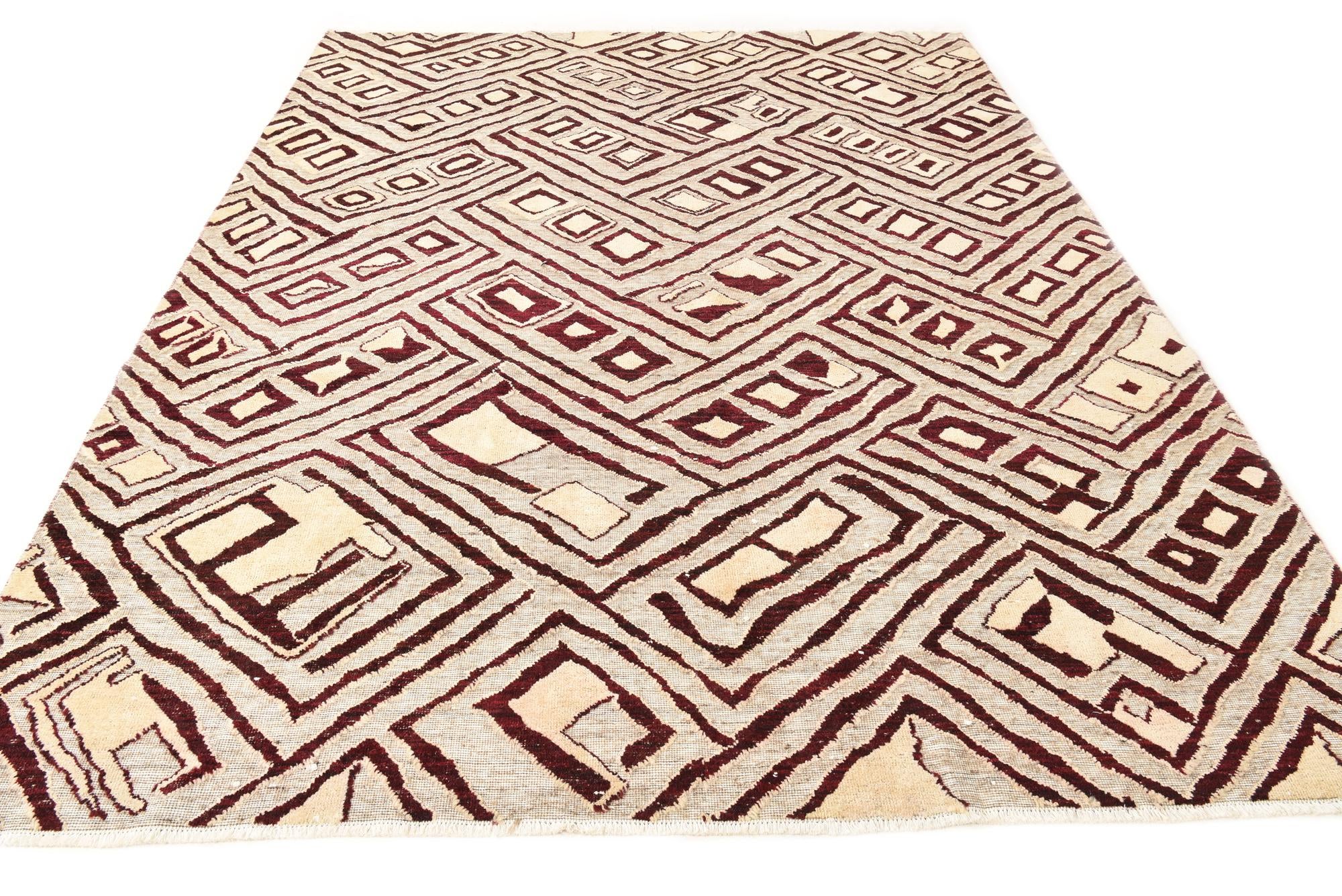 7' 10 x 10' Hand Knotted Darya Wool Rug