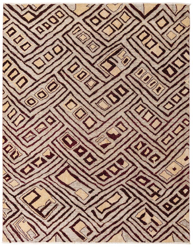 Detail image of 7' 10 x 10' Hand Knotted Darya Wool Rug