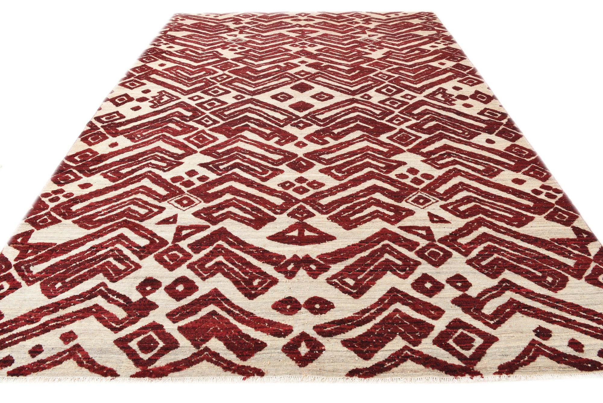 8' 10 x 12' 5 Hand Knotted Darya Wool Rug
