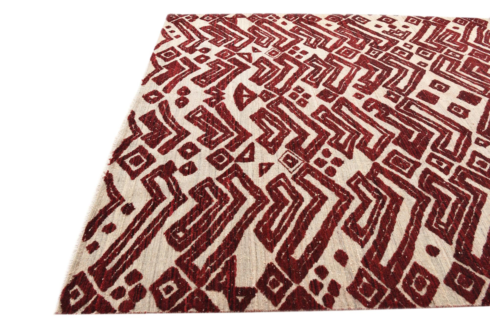 8' 10 x 12' 5 Hand Knotted Darya Wool Rug