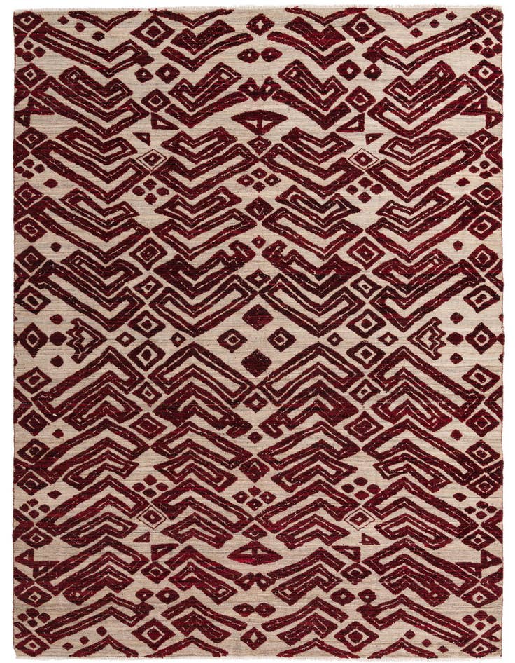 Detail image of 8' 10 x 12' 5 Hand Knotted Darya Wool Rug