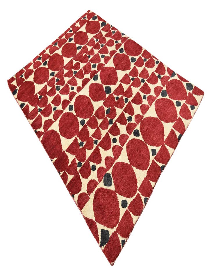 Detail image of 5' x 6' 9  Hand Knotted Darya Wool Rug