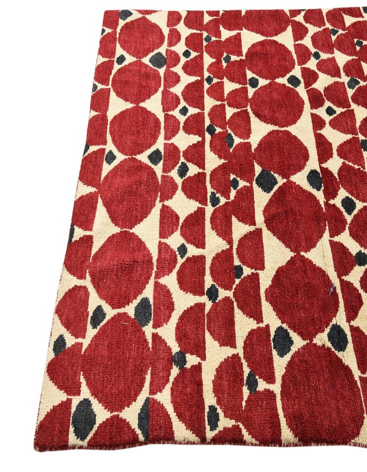 Detail image of 5' x 6' 9  Hand Knotted Darya Wool Rug