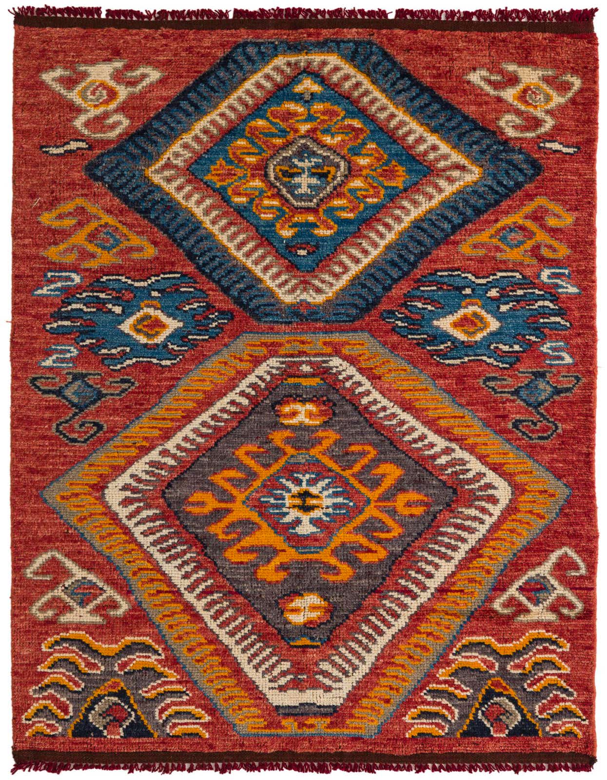 4' 1 x 6' 5 Hand Knotted Darya Wool Rug