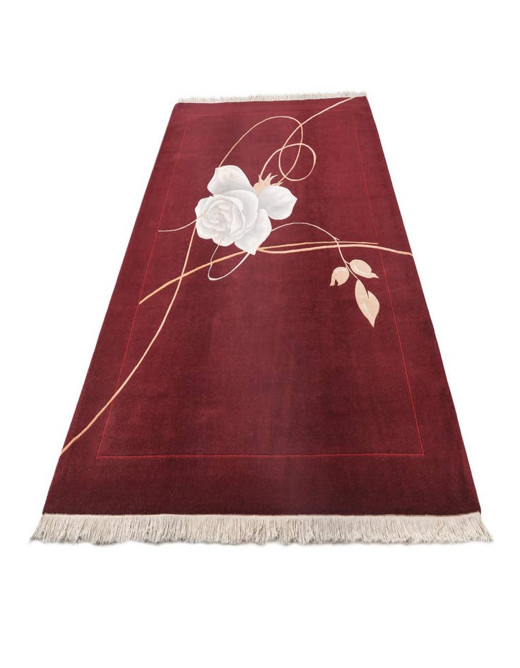 Detail image of 6' 8 x 9' 11  Hand Knotted Darya Wool Rug