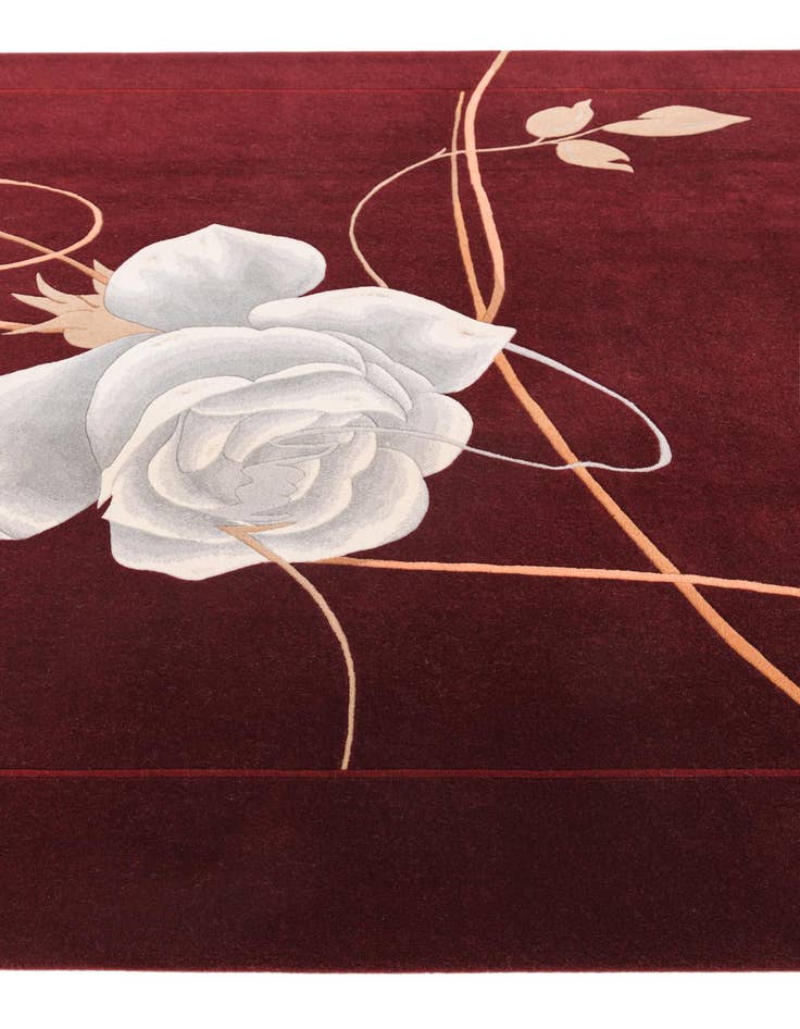 Detail image of 6' 8 x 9' 11  Hand Knotted Darya Wool Rug