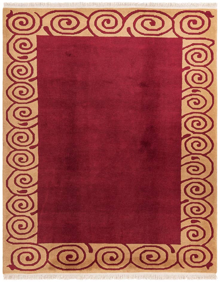 Detail image of 6' 6 x 9' 8 Hand Knotted Darya Wool Rug