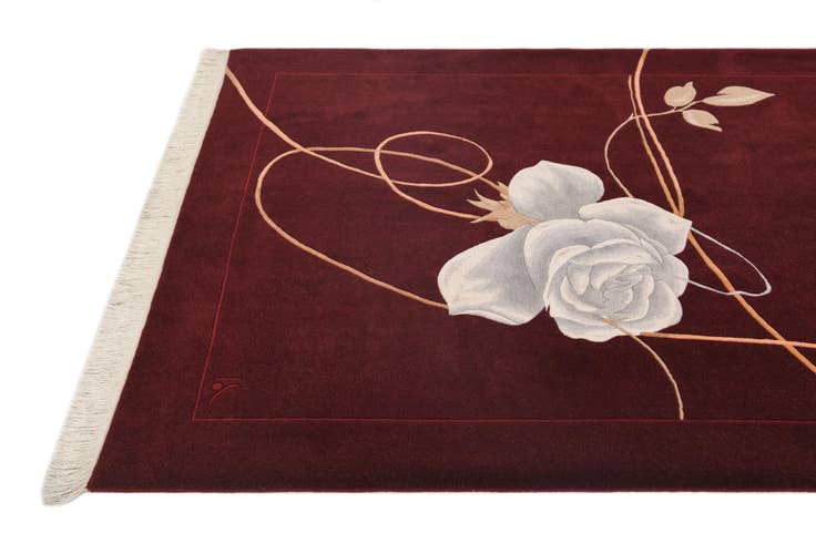 Detail image of 5' x 6' 8 Hand Knotted Darya Wool Rug