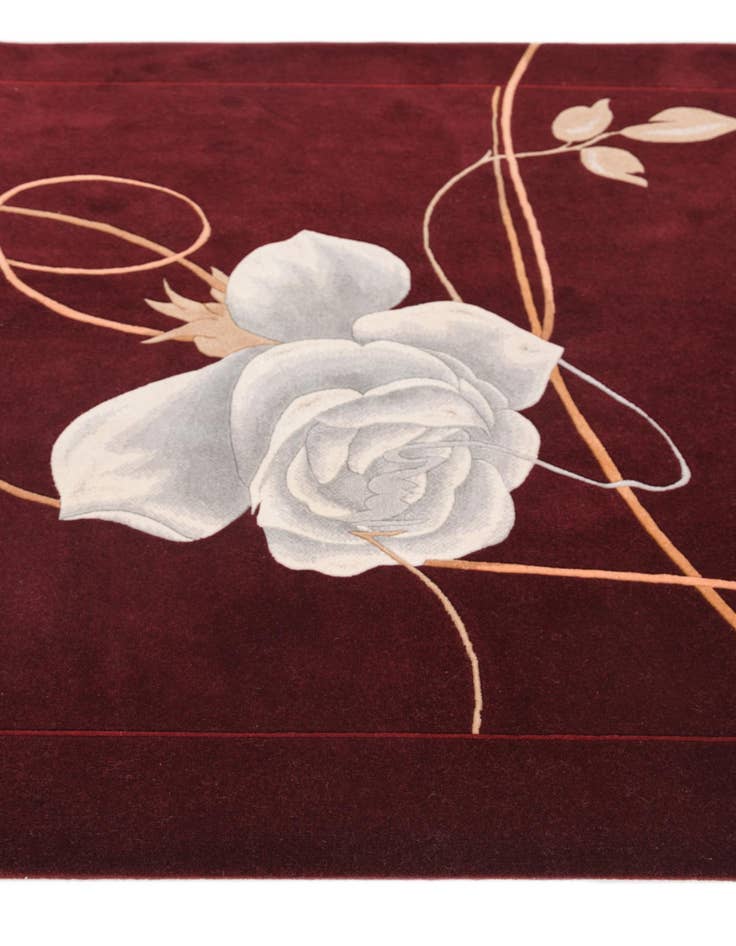 Detail image of 5' x 6' 8  Hand Knotted Darya Wool Rug