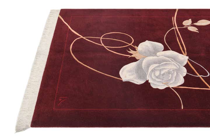 4' x 5' 11 Hand Knotted Darya Wool Rug