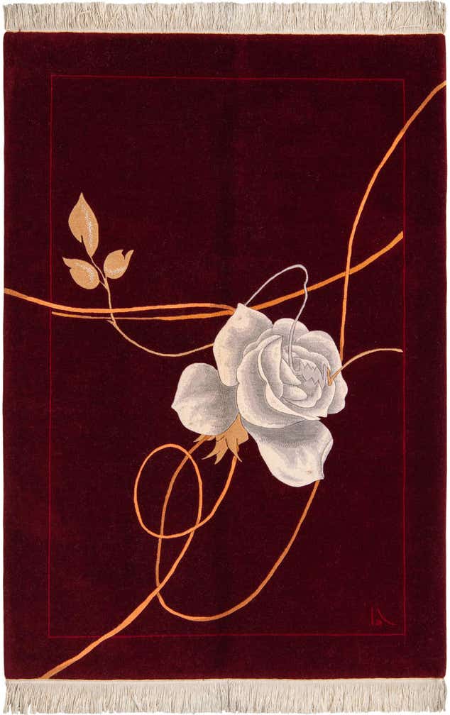 4' x 5' 11 Hand Knotted Darya Wool Rug