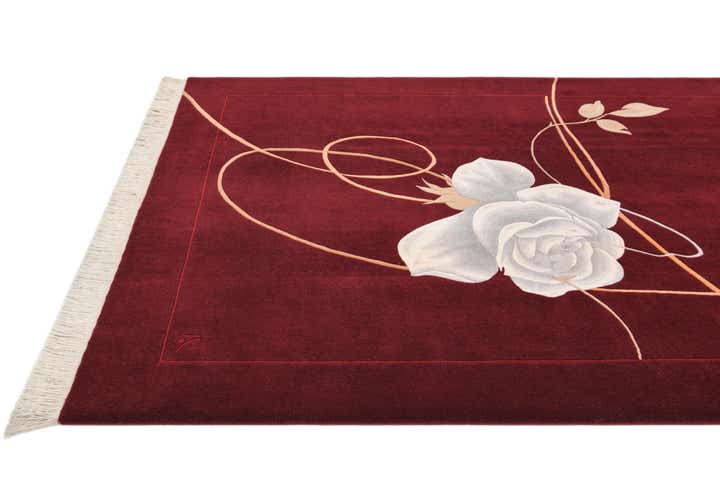 5' 7 x 7' 11 Hand Knotted Darya Wool Rug