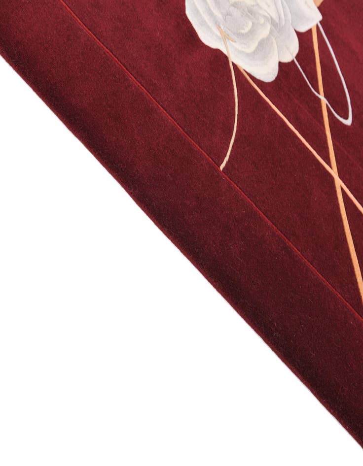 Detail image of 5' 7 x 7' 11  Hand Knotted Darya Wool Rug